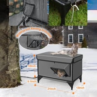 Sakerplus Premium Heated Cat House