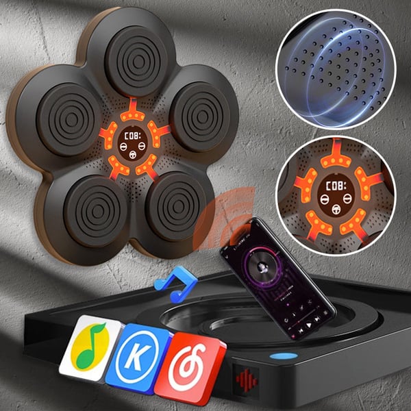 Machine de boxe musicale intelligente pour adultes et enfants