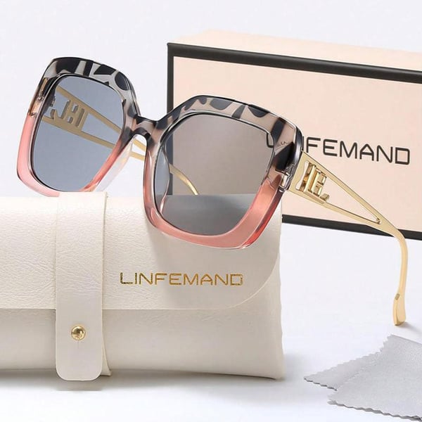 Unisex Vintage Trendy Large Frame Sunglasses
