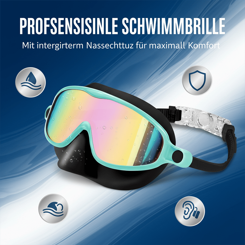 Kids Swimming Nose Cover Goggles