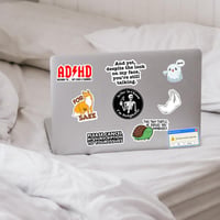 Set of 130 Pcs Funny Saying Stickers