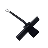 Rubber strip cleaning wiper