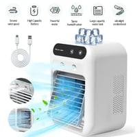 Portable 3-In-1 Cooling Fan with 2-Speed Mist