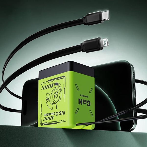 120W GaN dual-port PD fast charging head