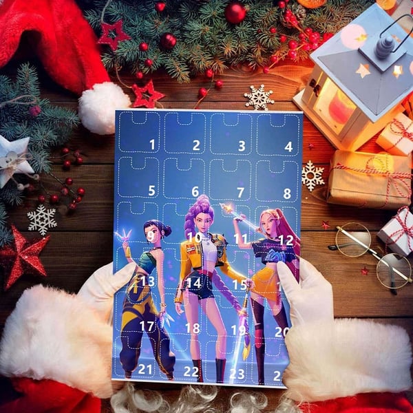 Keychain Christmas Countdown Calendar Blind Box