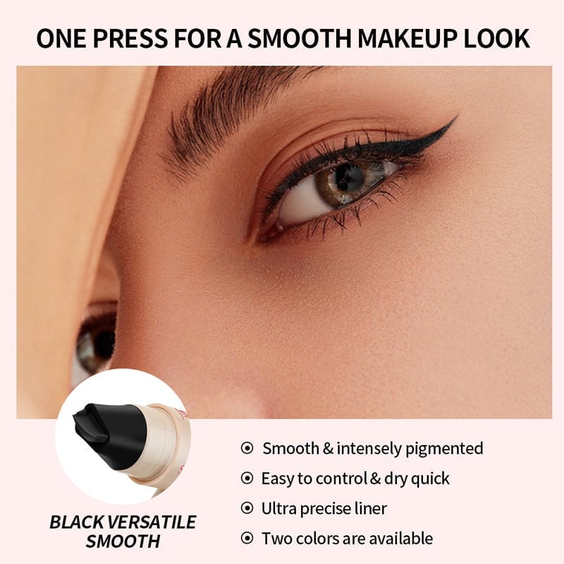 Stylo tampon eyeliner rotatif à double embout