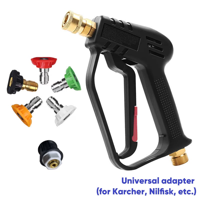 High-Pressure Water Gun with Nozzles for Car Wash