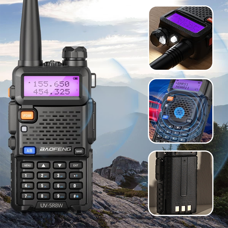 Handheld dual-band walkie-talkie