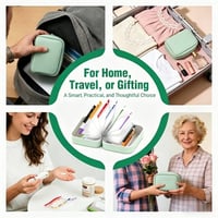 Premium Waterproof PU Travel Pill Organizer Set