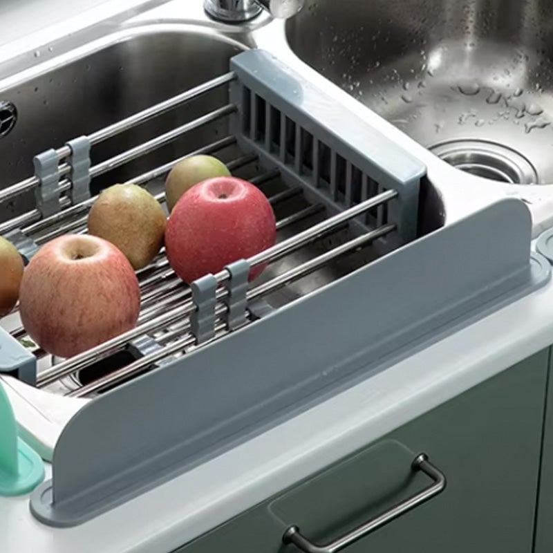 Silicone water retaining plate for sink