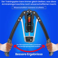 Verstellbarer hydraulischer Armstärketrainer (mit LED-Zähler)