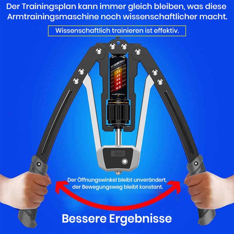 Verstellbarer hydraulischer Armstärketrainer (mit LED-Zähler)