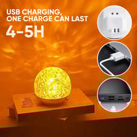 SAKER® Water Wave Dynamic Projection Atmosphere Lamp