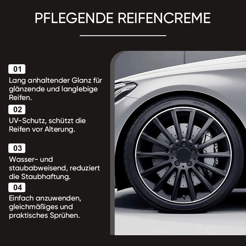 Autoreifen-Renovierungswachs
