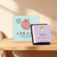 🥳2025 A Pun A Day Desktop Calendar