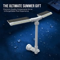 Kexon™ Dual-Head Solar & Type-C Pool Fountain Light