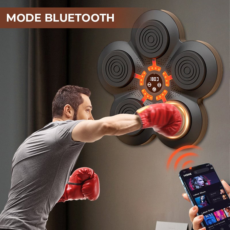 Machine de boxe musicale intelligente pour adultes et enfants