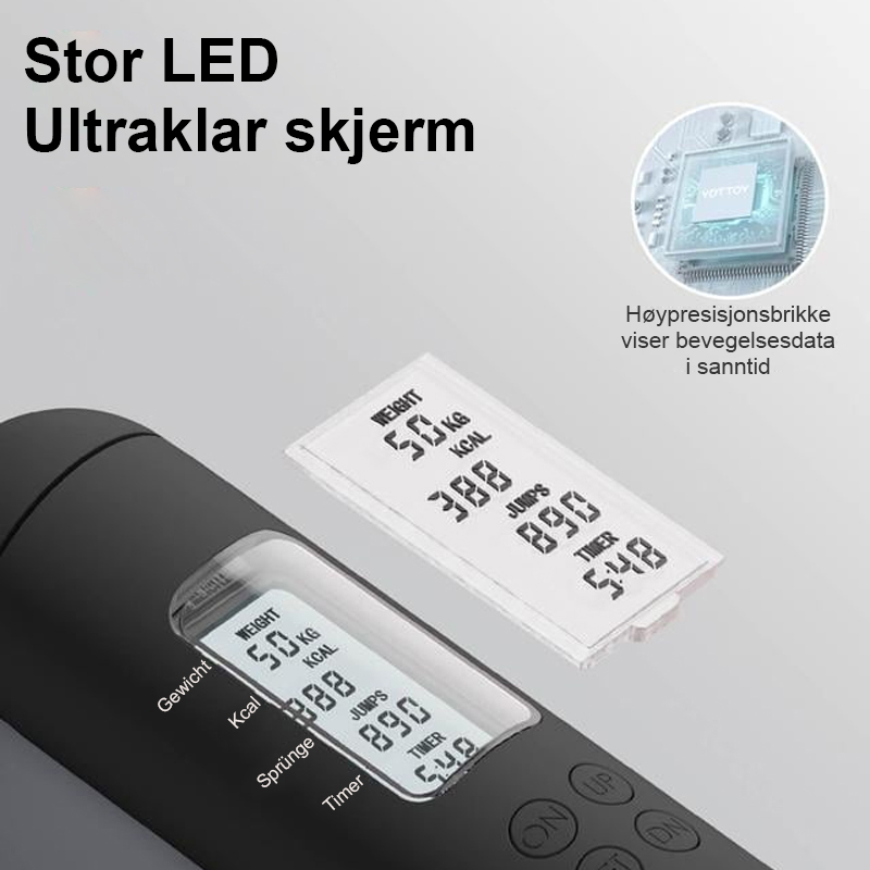 Hoppetau med teller