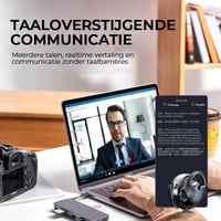 Draadloze Bluetooth-vertaaloordopjes