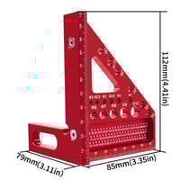 3D Multi-Purpose Carpenter's Triangle Square