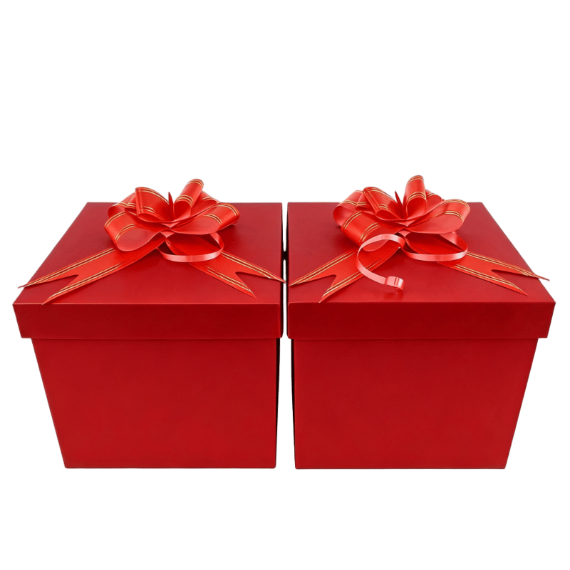 Geschenkbox mit Süßigkeitenexplosion