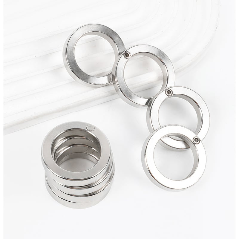 Self-Defense Ring Set with Rotating Clasp