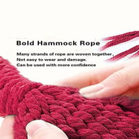 Outdoor Thick Canvas Hammock with Ropes