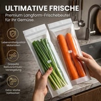 Lange Lebensmittelaufbewahrungsbeutel