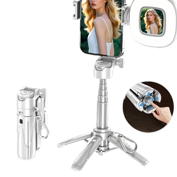 Tragbarer Mini-3-in-1-Selfie-Stick