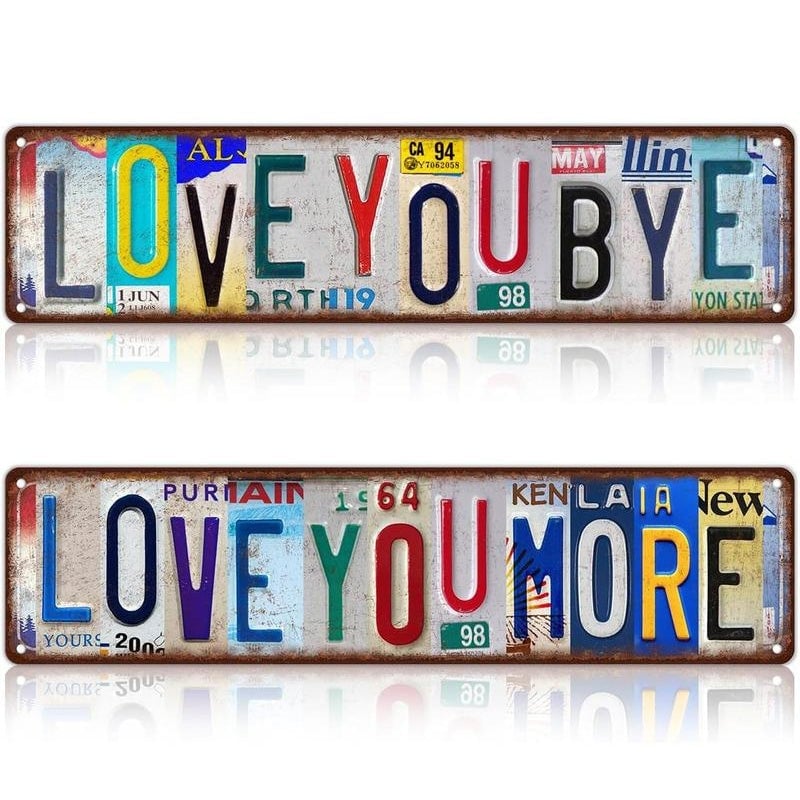 Tinplate decorative metal painting