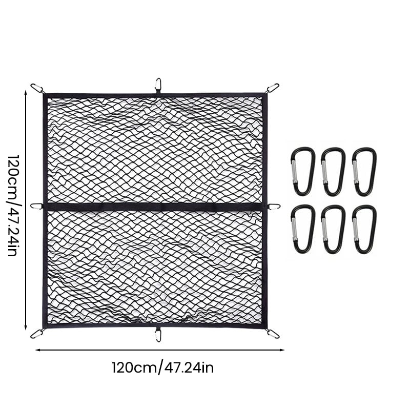 Truck Cargo Net Organizer for Trunk Storage