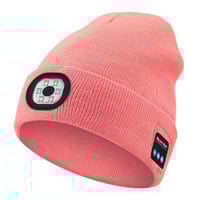 Bluetooth Beanie with LED Light & Removable Speakers