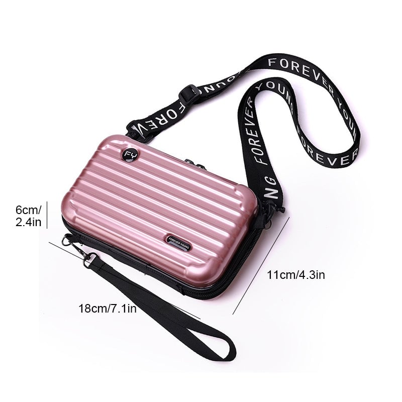 Mini Suitcase Crossbody Bag