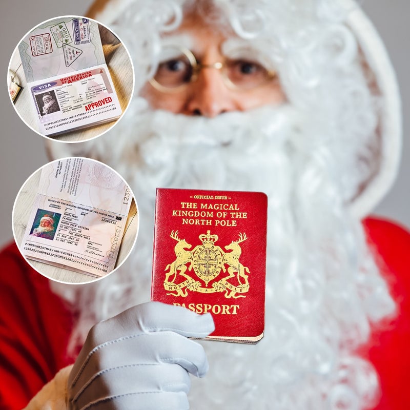 Santa Claus Father Christmas Passport