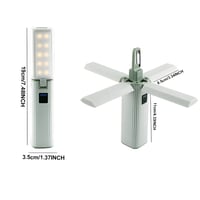 Four-Blade Foldable Camping Lamp