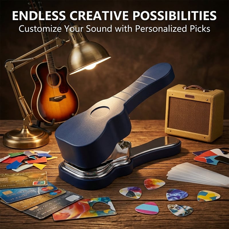 Guitar pick punch