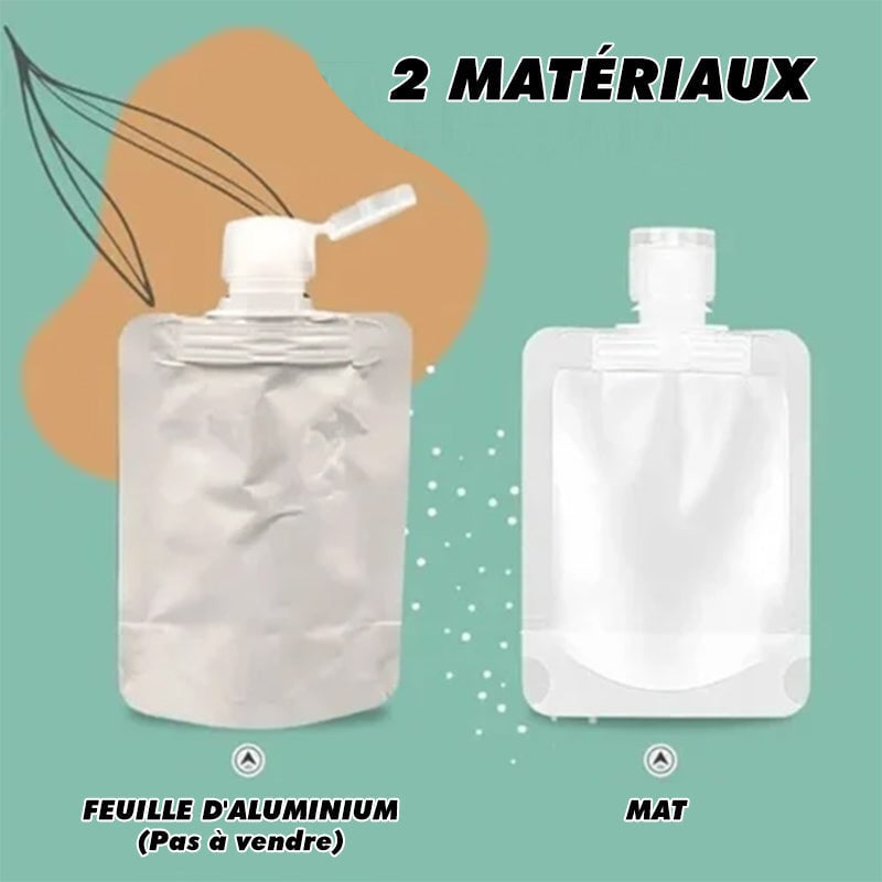 Sac d'emballage de distribution de fluide de voyage portable💓