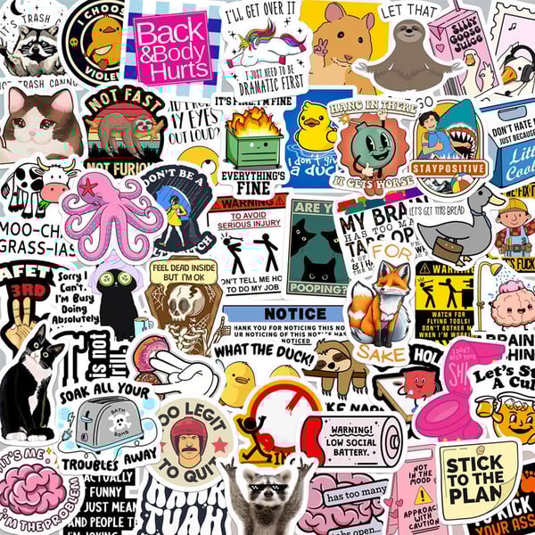 Bestselling Waterproof Doodle Stickers