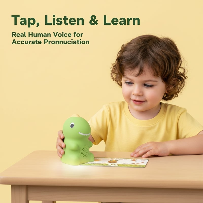 Dino Learning Card Point-Reader
