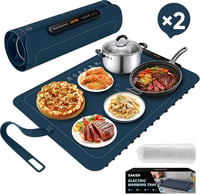 Food Warming Mat X 2,Dark Blue