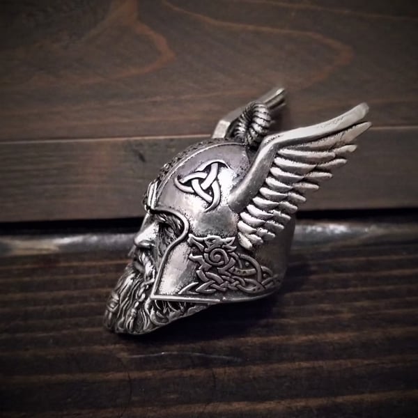 Viking God Guardian Ride Bell nøkkelring