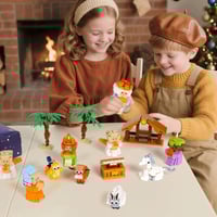 2025 Nativity Advent Calendar – 24-Day Building Block Set Christmas Countdown Gift