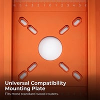 Precision Wood Router Slotting Guide Bracket