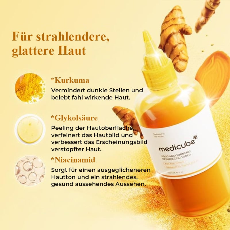 Kojisäure-Kurkuma-Toner für Gesicht und Körper