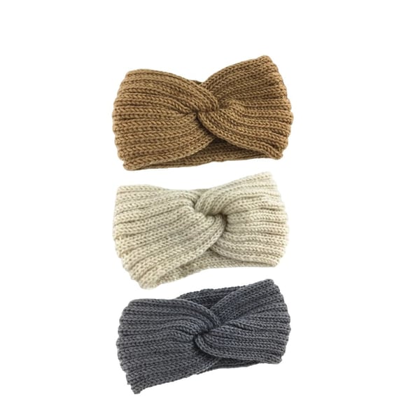 Hand-Knitted Warm Yarn Headband
