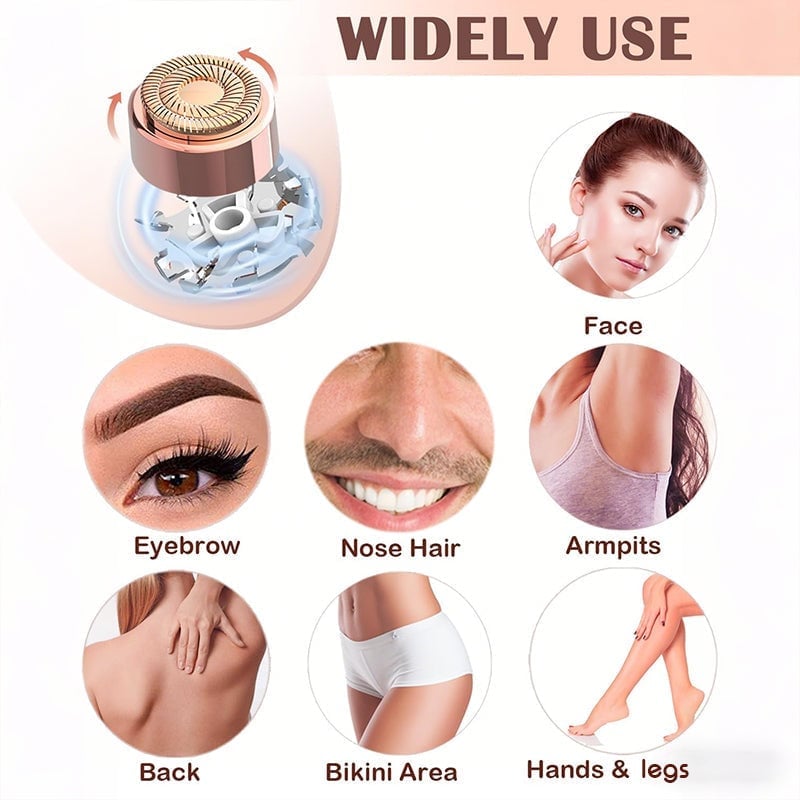 Portable Lipstick Facial Hair Remover Trimmer