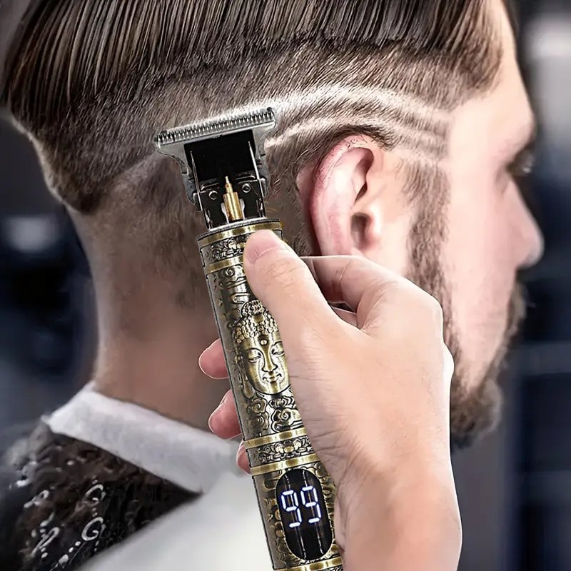 Knurled Handle Electric Hair Clipper