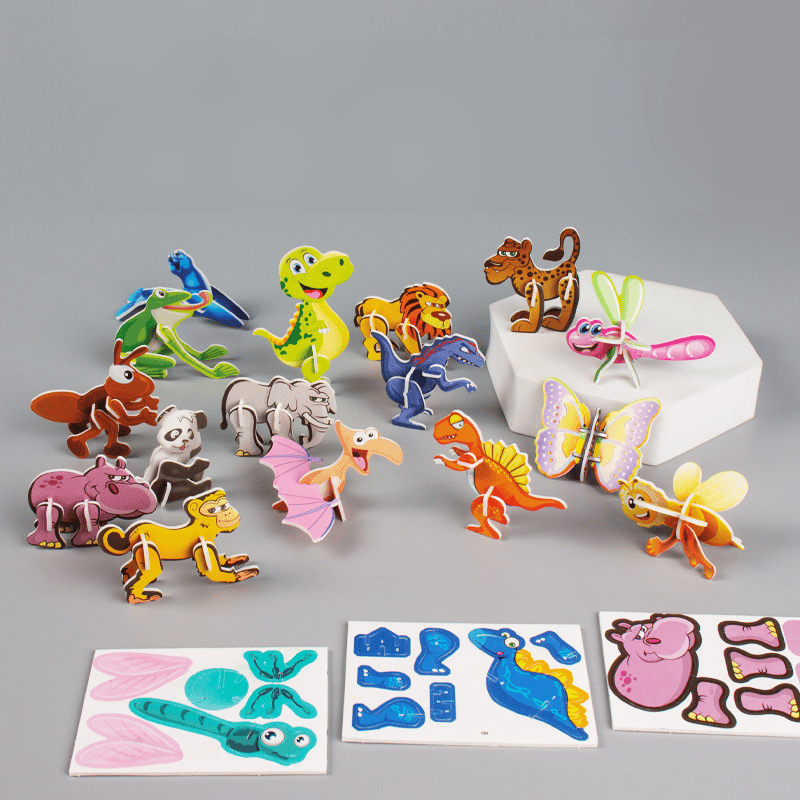DIY 3D Creative Insect Paper Jigsaw Puzzle