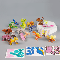 DIY 3D Creative Insect Paper Jigsaw Puzzle