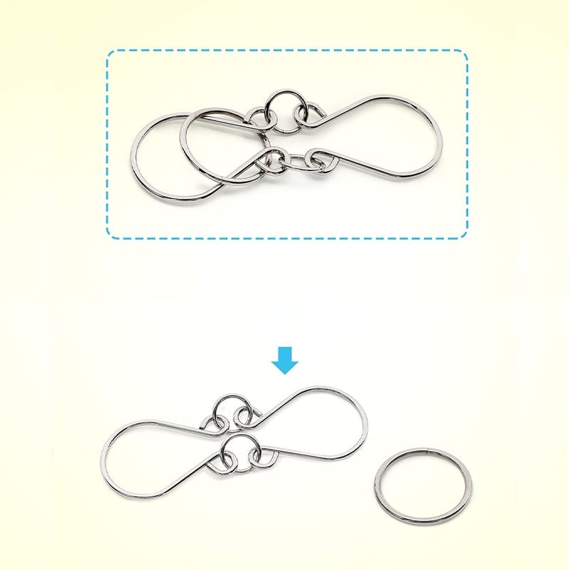 Gehirntrainer 9-Glieder Puzzle